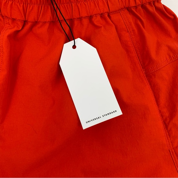 Universal Standard ‘Red Alert’ Pull On Swim Shorts Size XXXS NWT - Picture 7 of 10